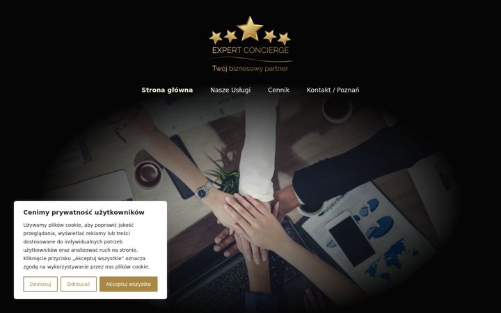 Screenshot of expertconcierge.pl