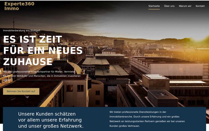 Screenshot of experte360-immobilien.de