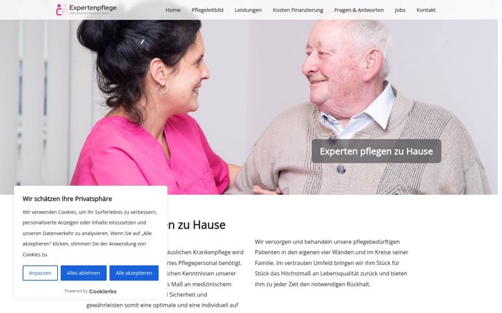 Screenshot of experten-pflege.de