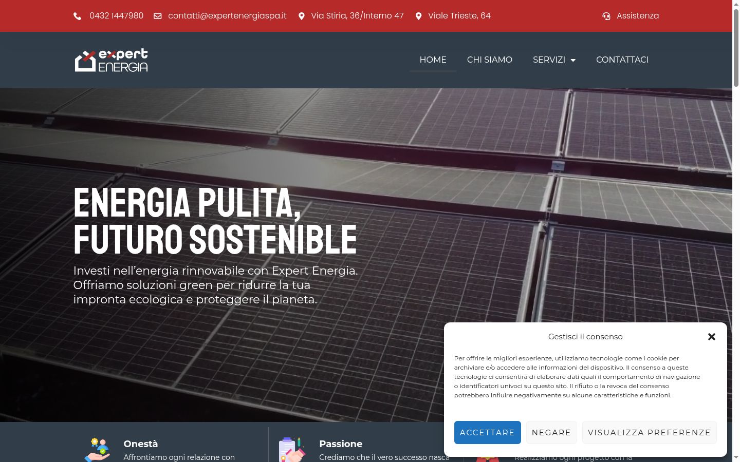 Snímek obrazovky baneru souhlasu zobrazeného před jakoukoli interakcí