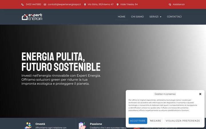 Screenshot of expertenergiaspa.it
