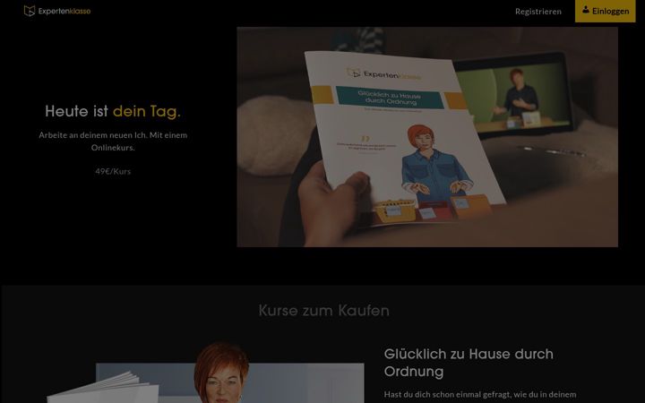Screenshot of expertenklasse.de