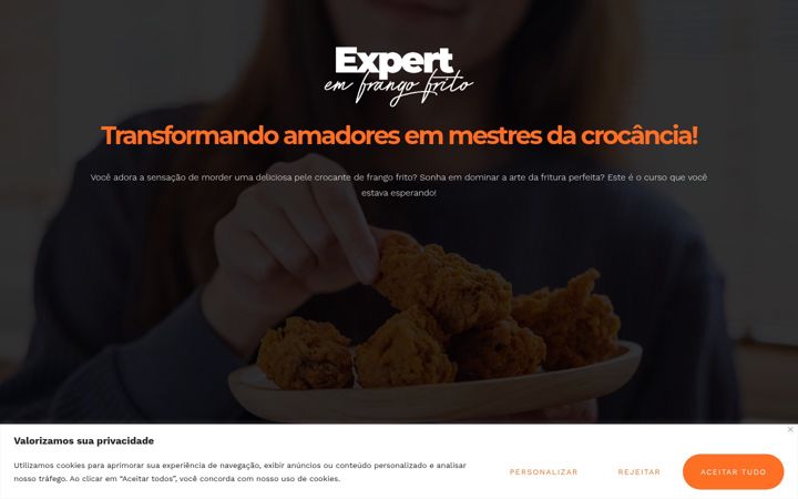 Screenshot of expertfrangofrito.com.br