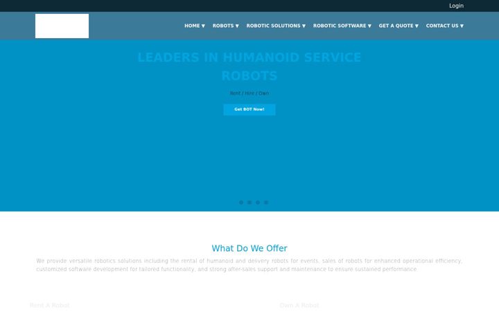 Screenshot of experthubrobotics.com