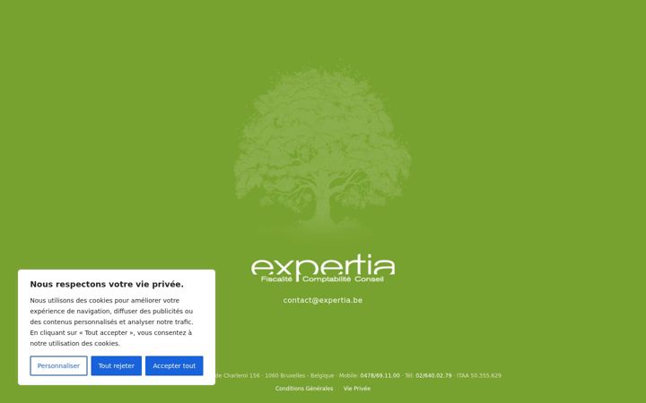 Screenshot di expertia.be