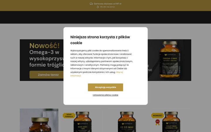 Screenshot of expertianaturals.pl