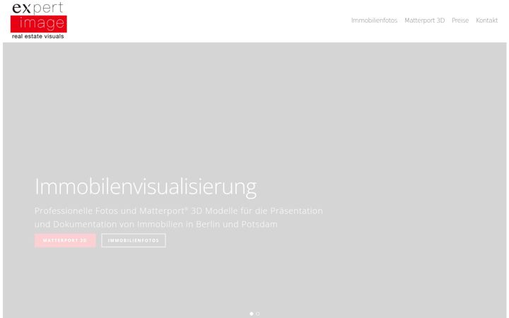 Screenshot of expertimage.de