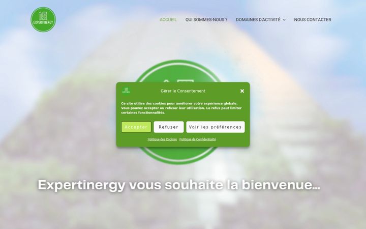 Skjermbilde av expertinergy.fr
