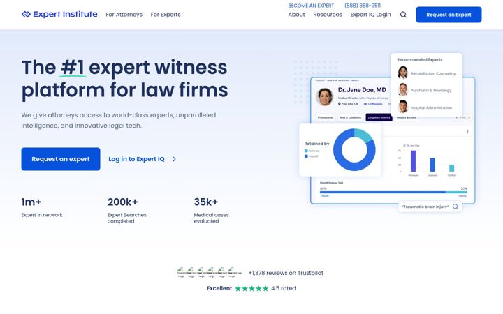 Screenshot of expertinstitute.com