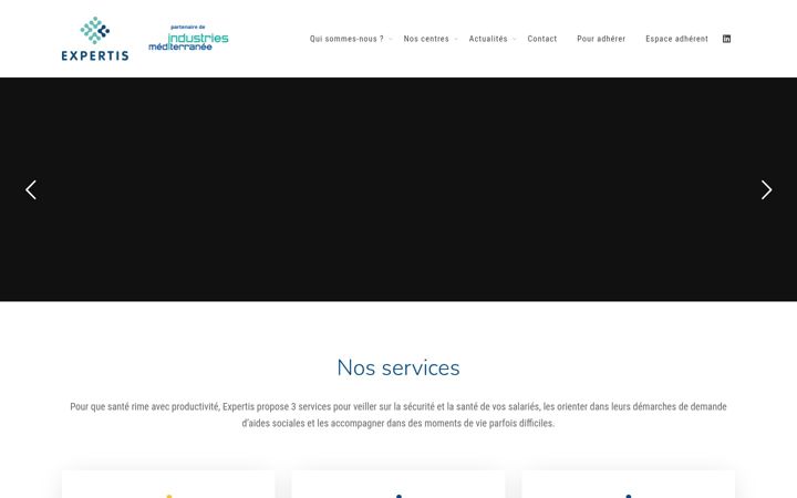 Екранна снимка на expertis.org