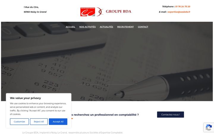 Skjermbilde av expertise-comptable-93.fr