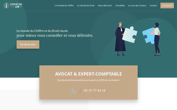 Screenshot of expertise-law.fr