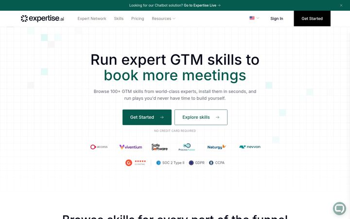Screenshot of expertise.ai