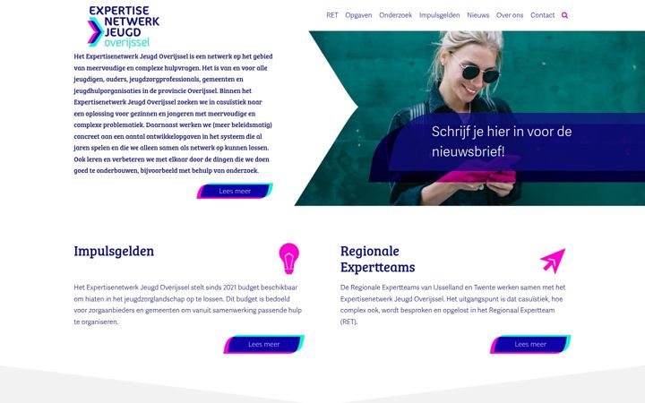 Screenshot of expertisenetwerkjeugdoverijssel.nl