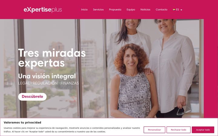 Screenshot of expertiseplus.com.co