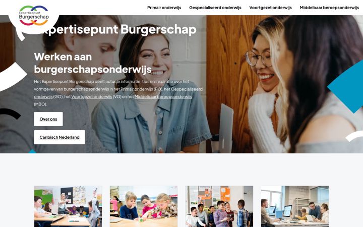 Screenshot von expertisepuntburgerschap.nl