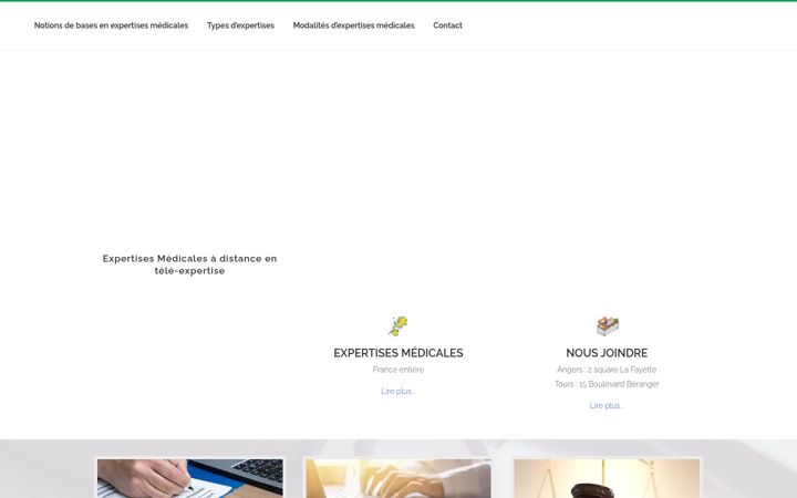 Skjermbilde av expertises-medicales.net