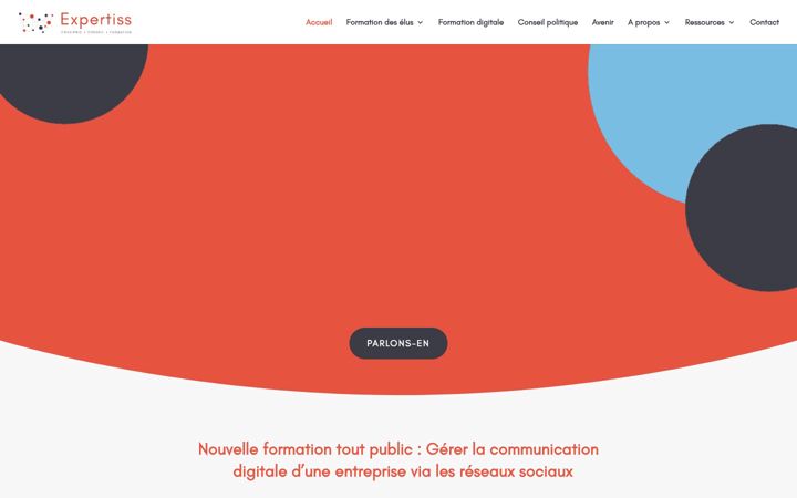 Screenshot of expertiss.fr