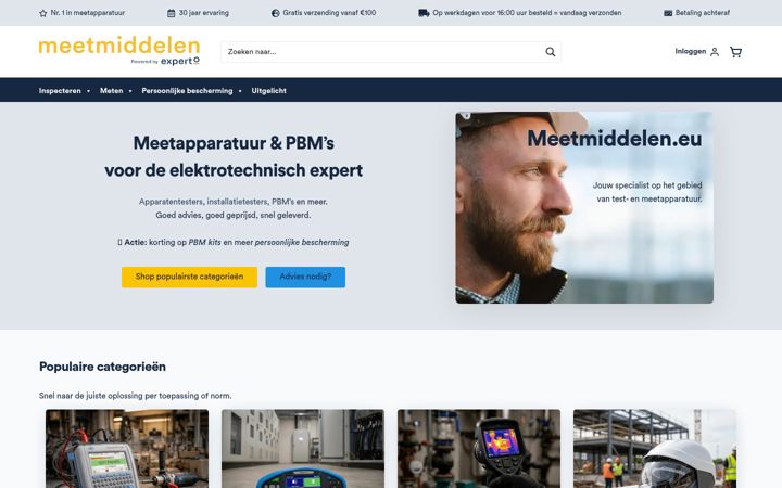 Screenshot of experto.eu