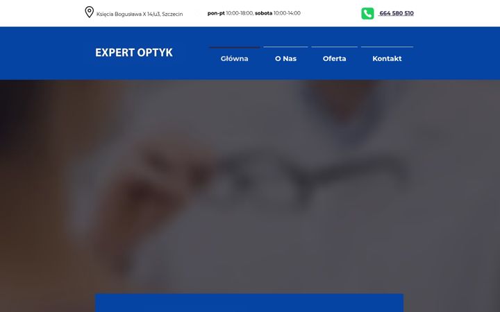Screenshot of expertoptykszczecin.pl