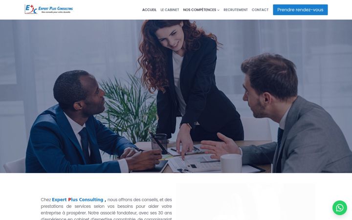Screenshot of expertplusconsulting.fr