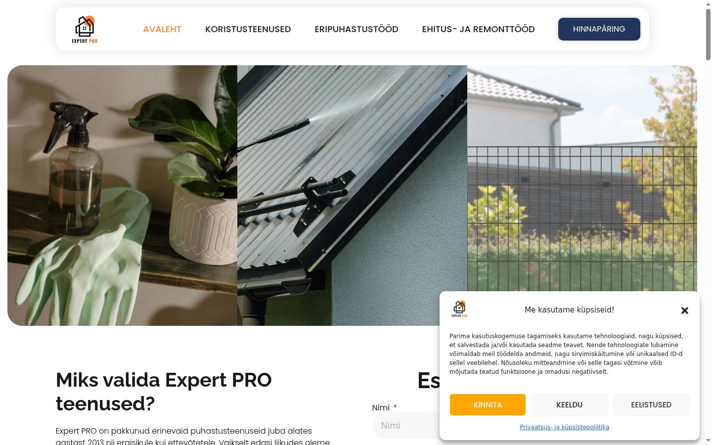 Zrzut ekranu banera zgody wyświetlanego przed jakąkolwiek interakcją