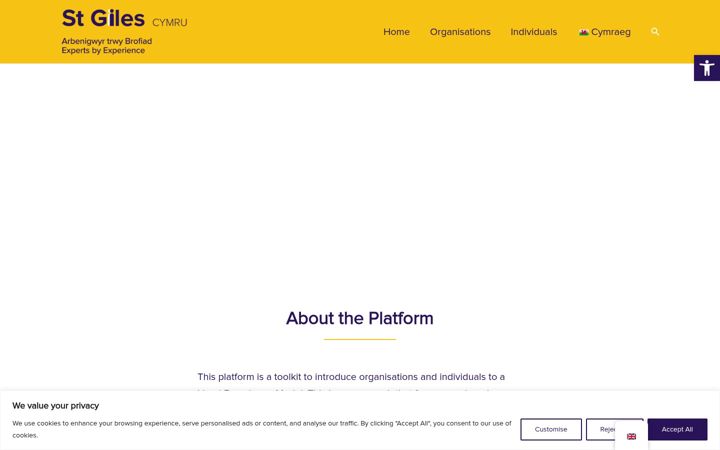 Screenshot of expertsbyexperience.org.uk