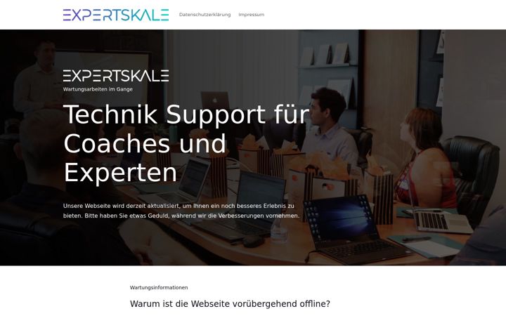 Screenshot of expertskale.de