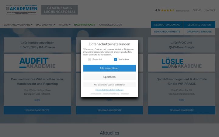 Screenshot of expertskills.de