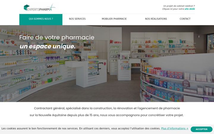 Screenshot of expertspharma.fr