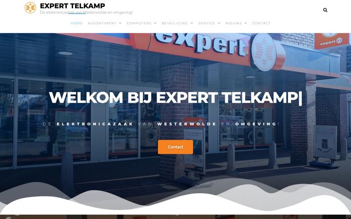 Screenshot of experttelkamp.nl