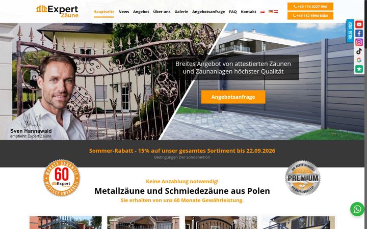 expertzaune.com