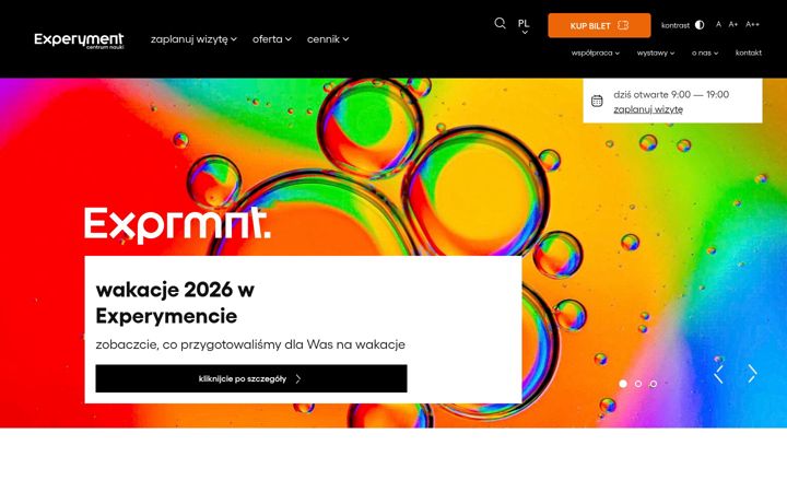Screenshot of experyment.gdynia.pl