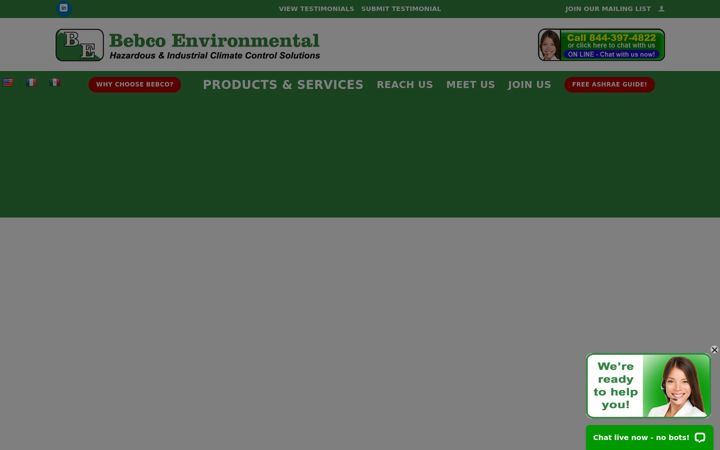 Screenshot of exphvac.com