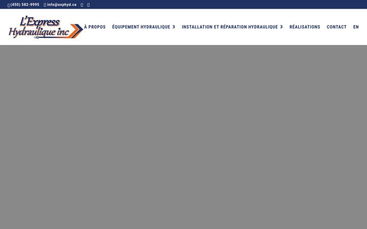 Screenshot of exphyd.ca