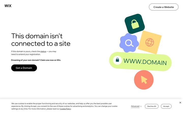 Captura de pantalla de expiredwixdomain.com