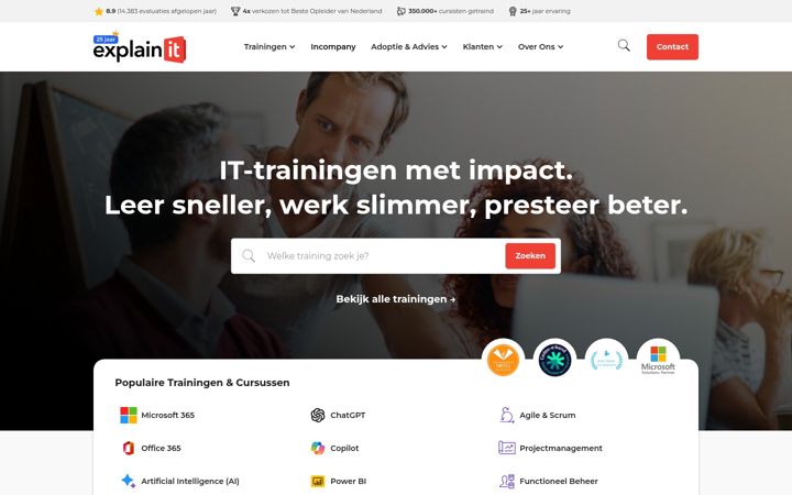 Screenshot of explainit.nl