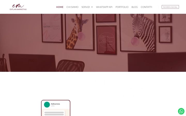 Screenshot of explainmarketing.it