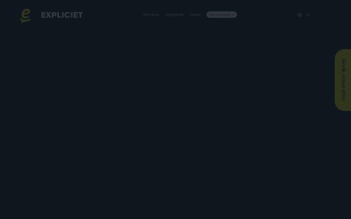 Screenshot of expliciet.be