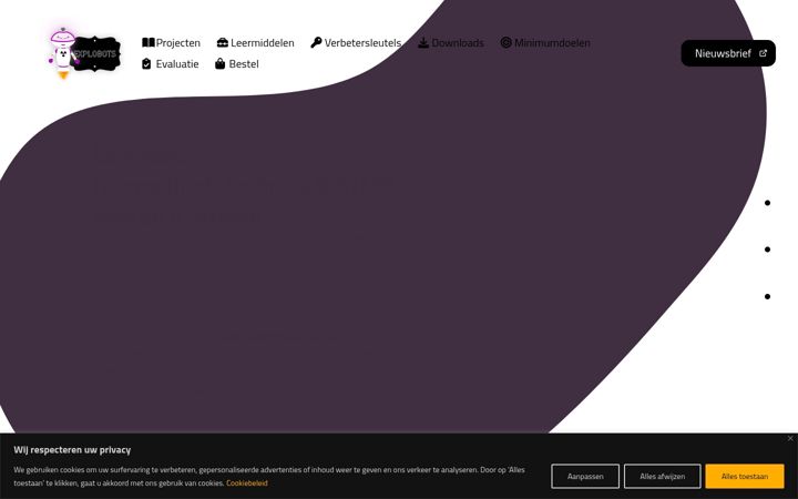 Screenshot di explobots.be