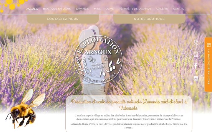 Screenshot of exploitation-arnoux.com