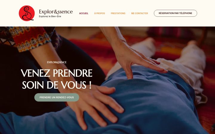 Screenshot of explor-essence.fr