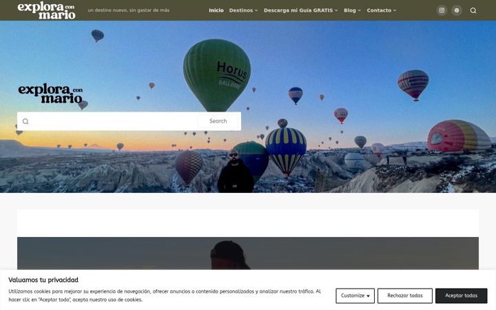 Screenshot of exploraconmario.com