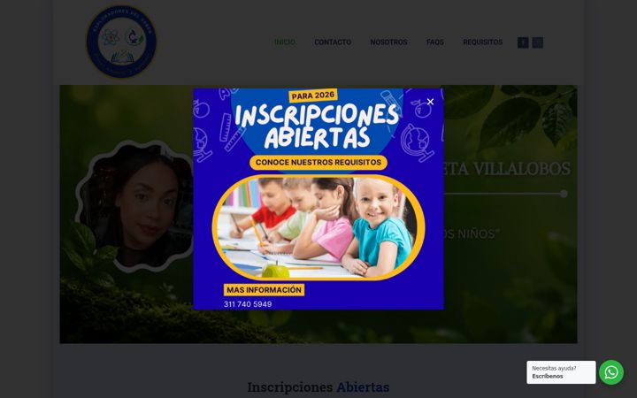 Screenshot of exploradoresdelsaber.com