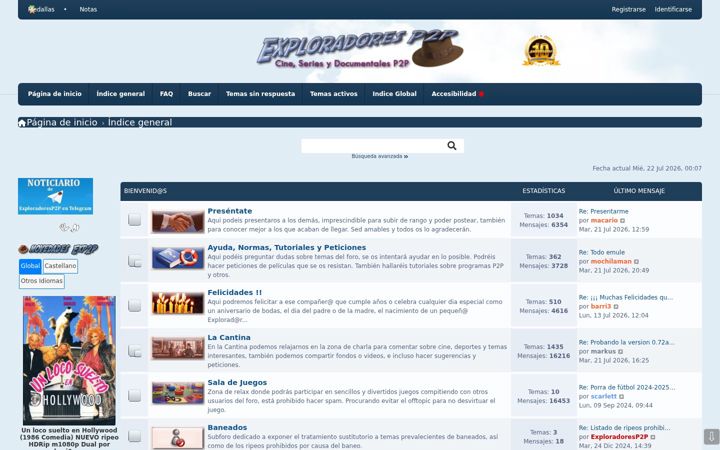 Screenshot of exploradoresp2p.com