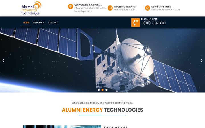 Képernyőkép: explorationtech.co.za