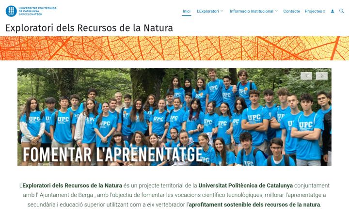 Screenshot of exploratori.upc.edu