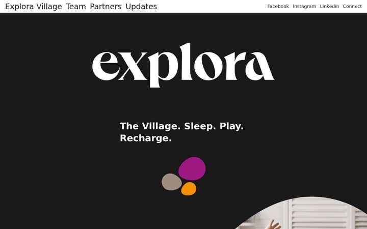 Screenshot of exploravillage.nl