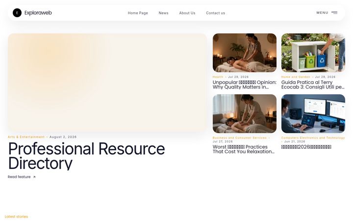 Screenshot of exploraweb.it