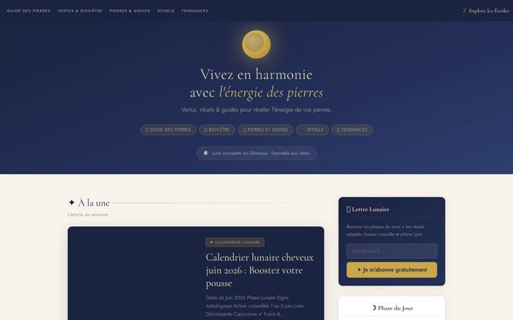 Screenshot of explore-les-etoiles.fr